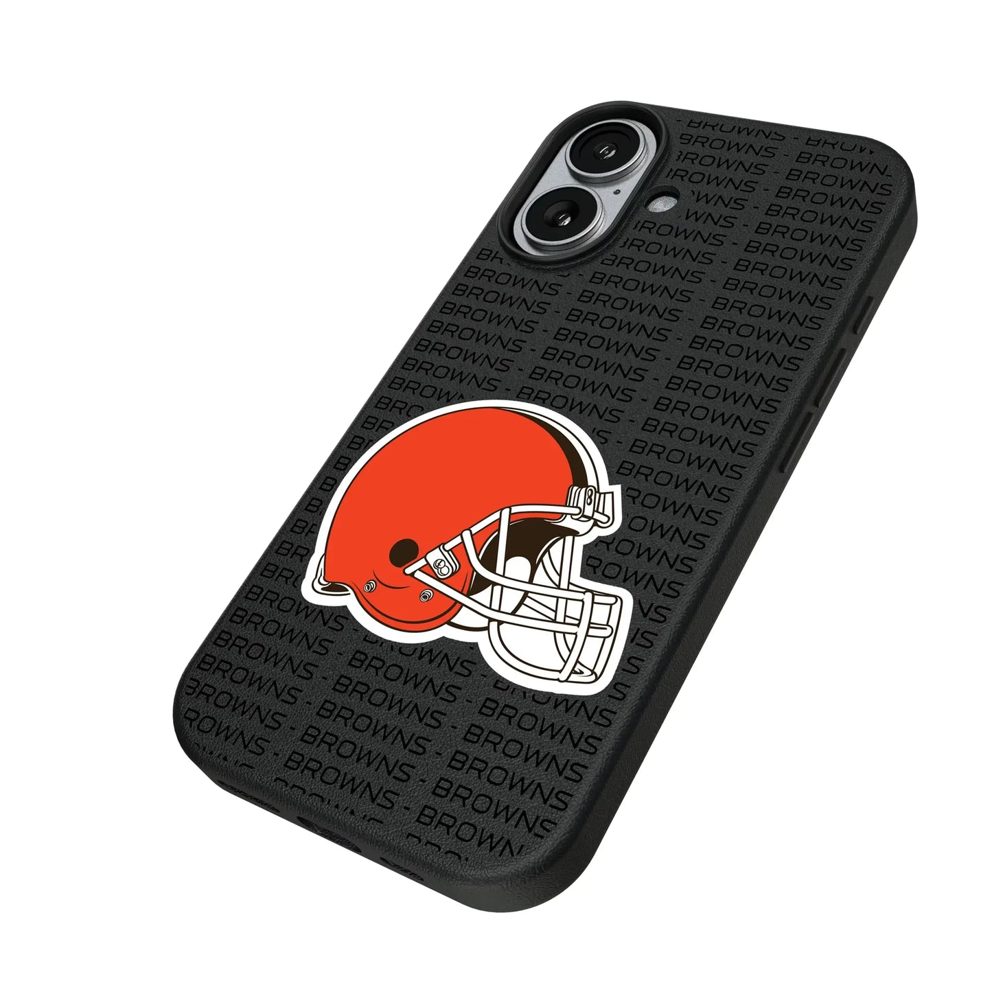 Cleveland Browns Text Backdrop MagSafe Compatible Phone Case for Apple iPhone