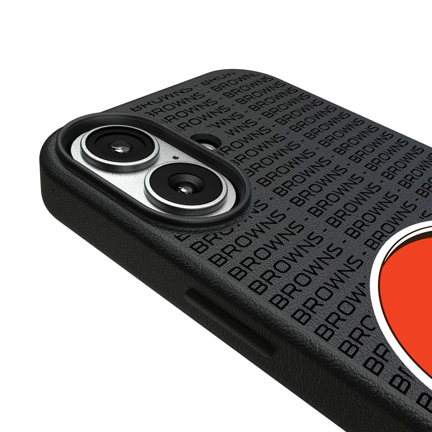 Cleveland Browns Text Backdrop MagSafe Compatible Phone Case for Apple iPhone