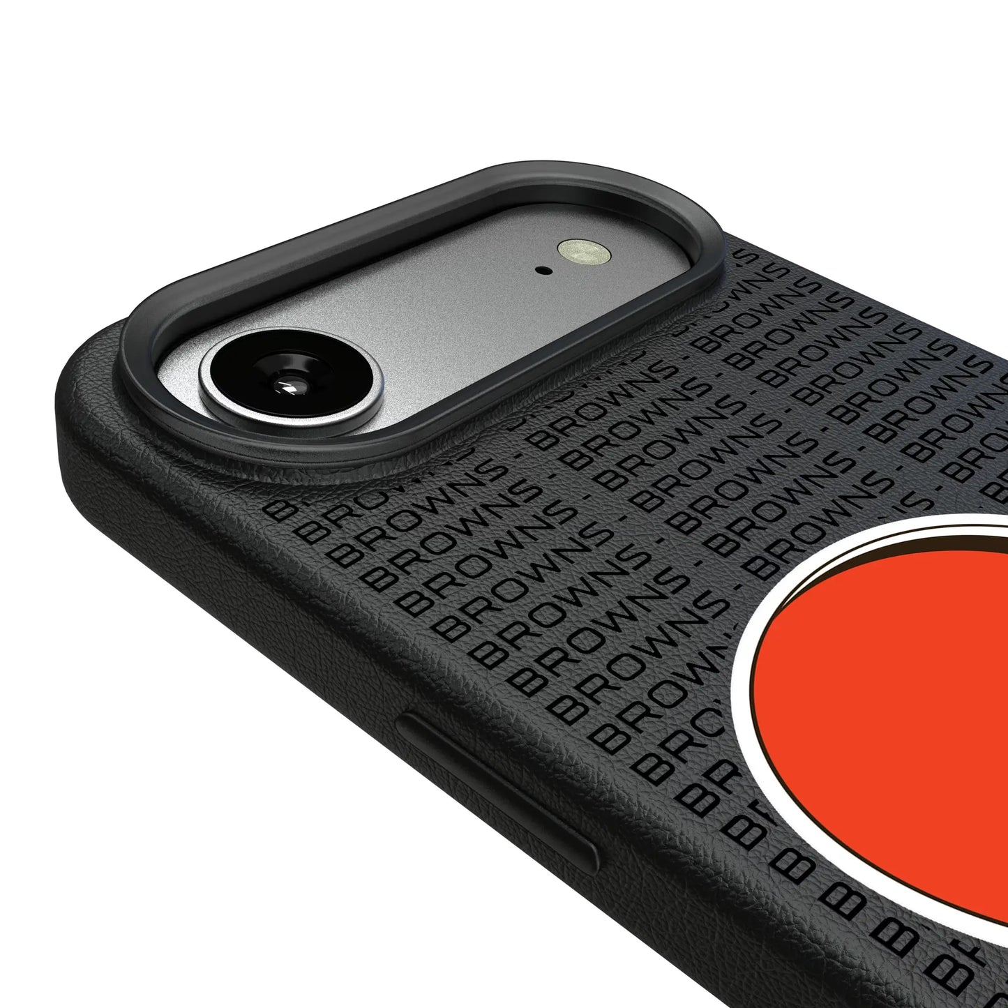 Cleveland Browns Text Backdrop MagSafe Compatible Phone Case for Apple iPhone