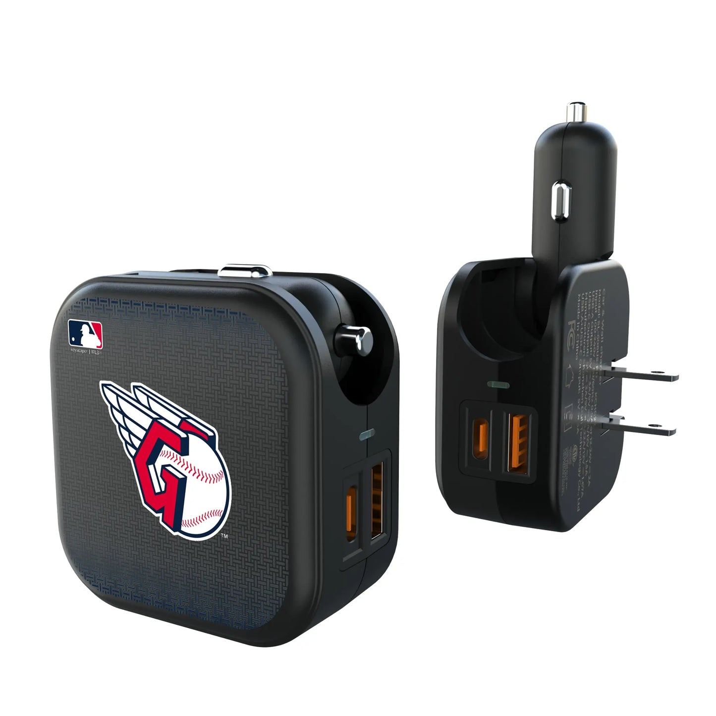 Cleveland Guardians Linen 2 in 1 USB A/C Charger