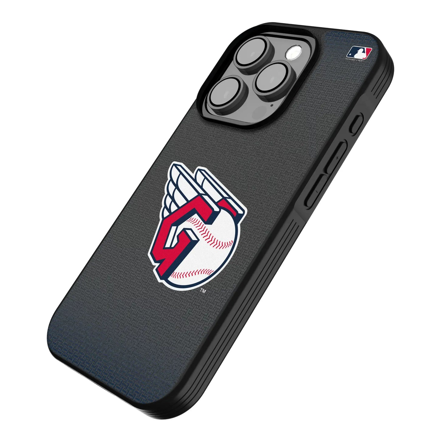Cleveland Guardians Linen Bump Phone Case for Apple iPhone