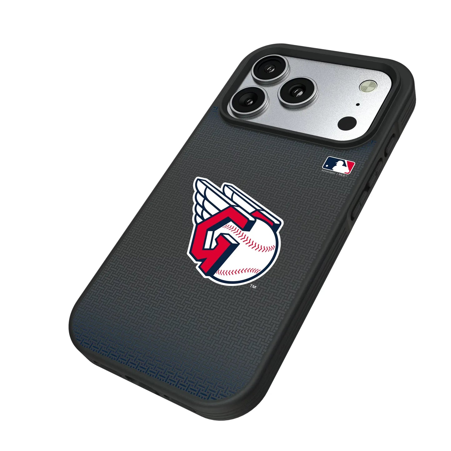 Cleveland Guardians Linen Bump Phone Case for Apple iPhone