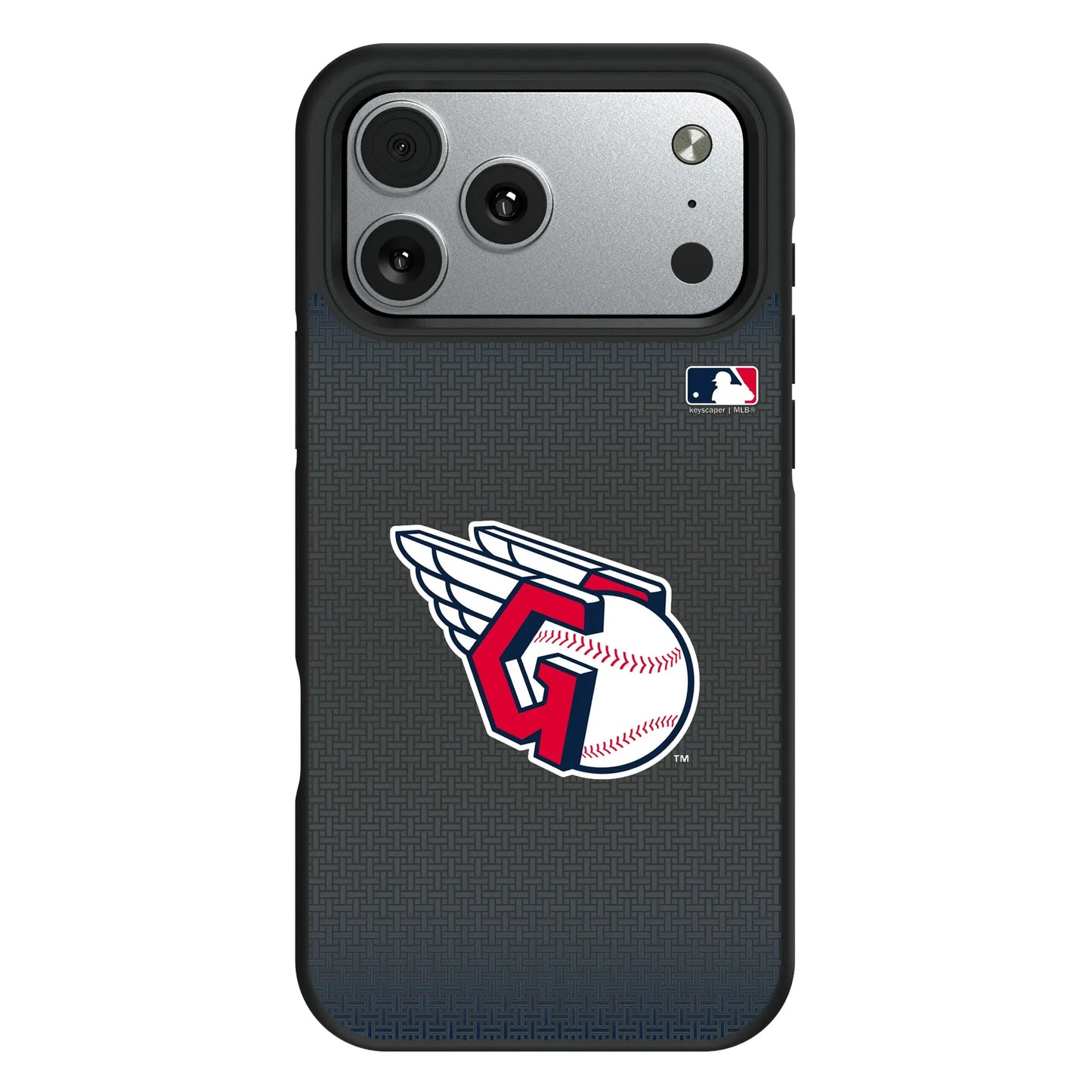 Cleveland Guardians Linen Bump Phone Case for Apple iPhone