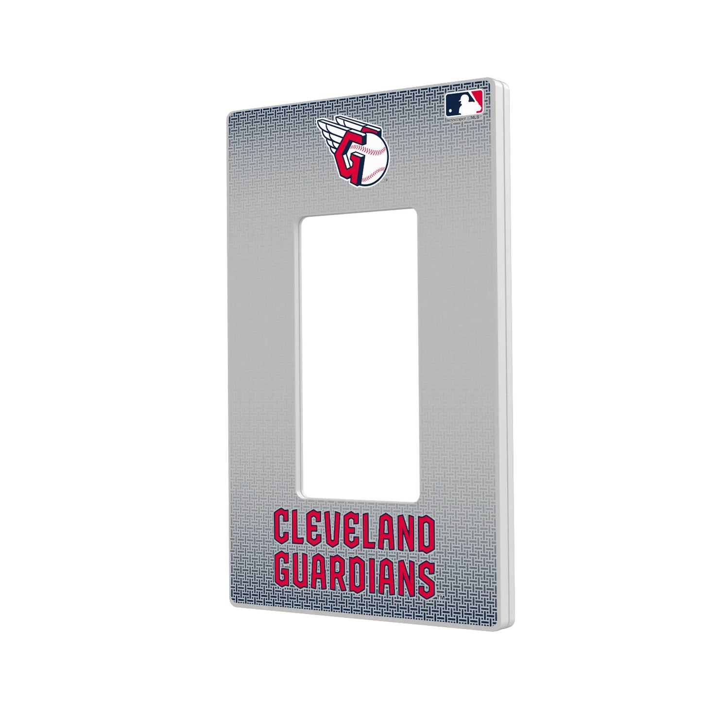 Cleveland Guardians Linen Hidden-Screw Light Switch Plate