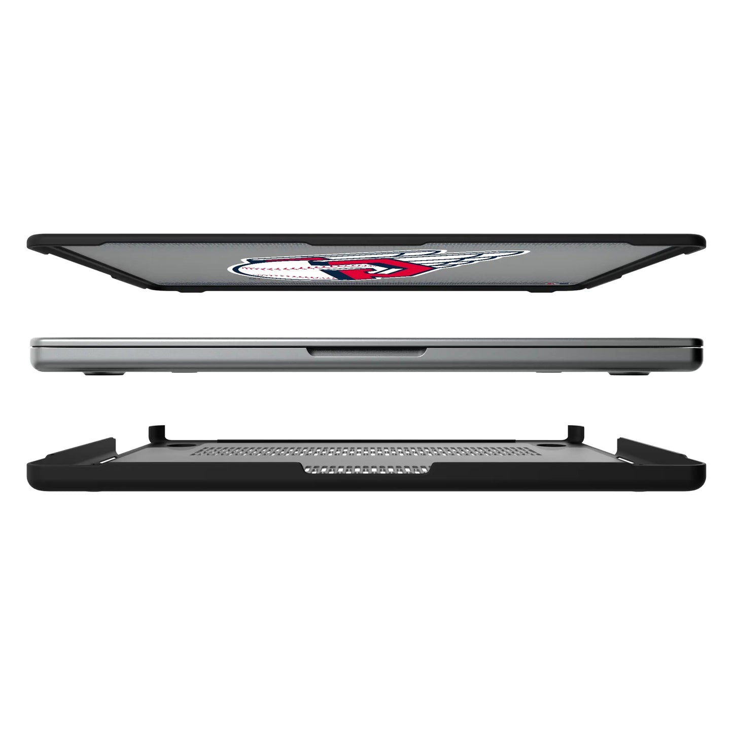Cleveland Guardians Linen Laptop Case for Apple MacBook