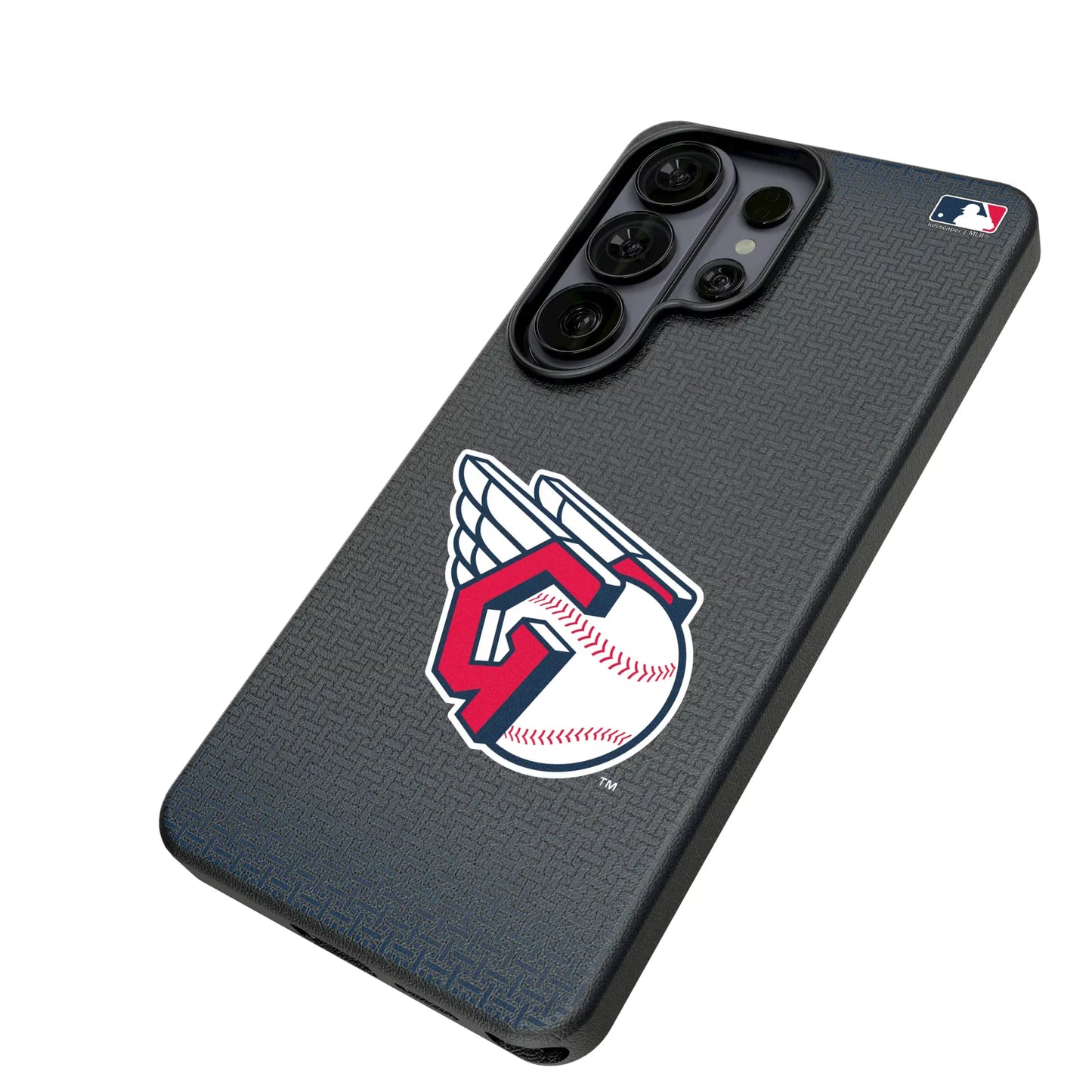 Cleveland Guardians Linen MagSafe Compatible Phone Case for Samsung Galaxy