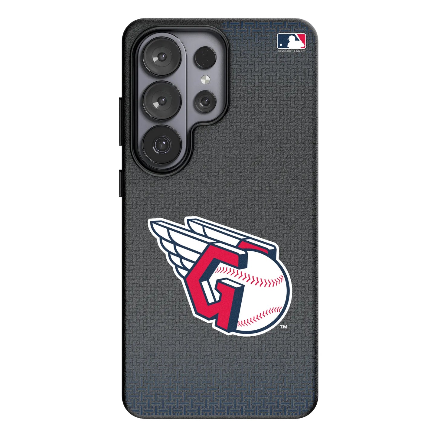 Cleveland Guardians Linen MagSafe Compatible Phone Case for Samsung Galaxy