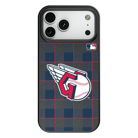 Cleveland Guardians Plaid MagSafe Compatible Phone Case for Apple iPhone