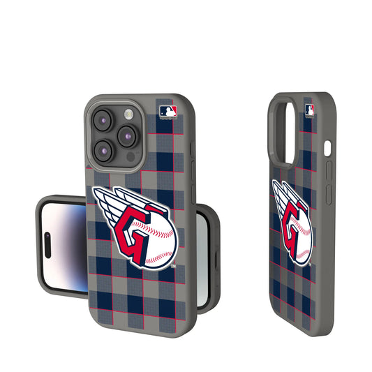 Cleveland Guardians Plaid Soft Touch Phone Case for Apple iPhone