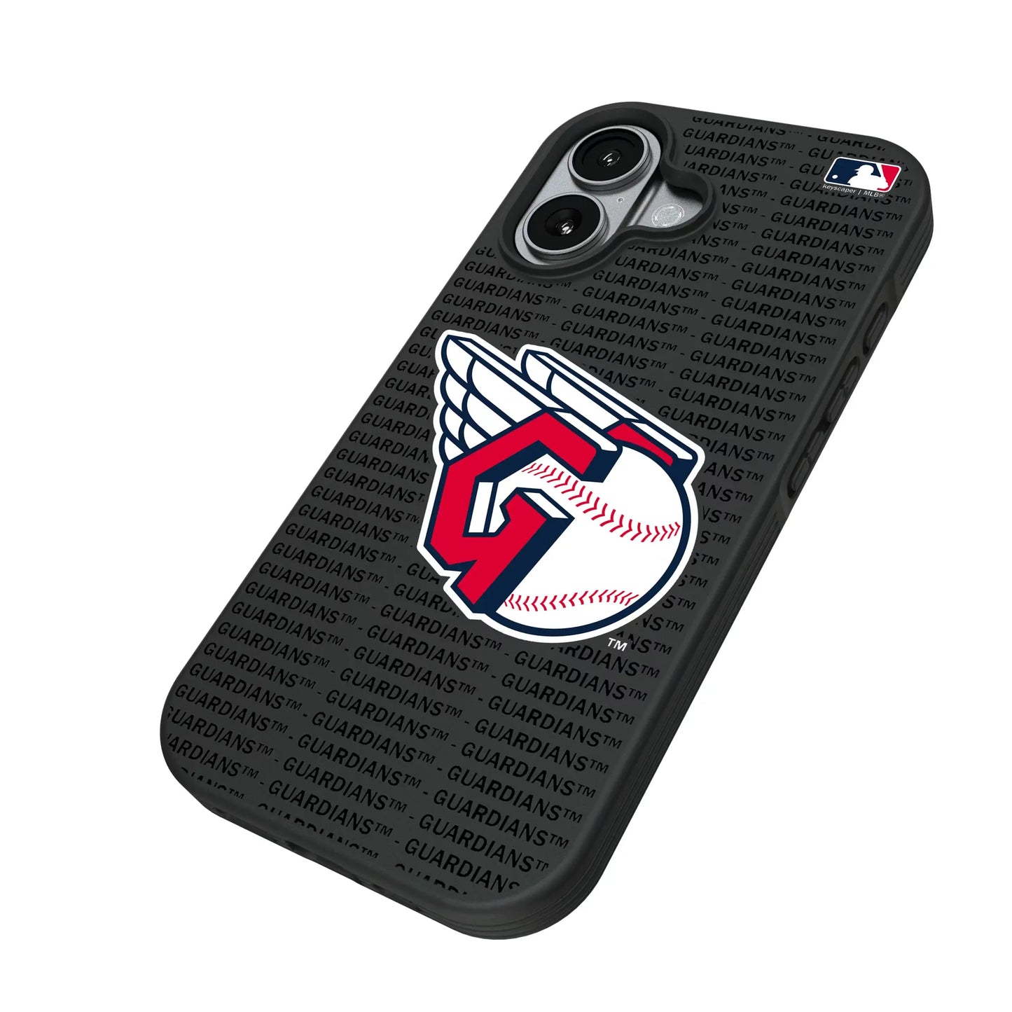 Cleveland Guardians Text Backdrop Bump Phone Case for Apple iPhone