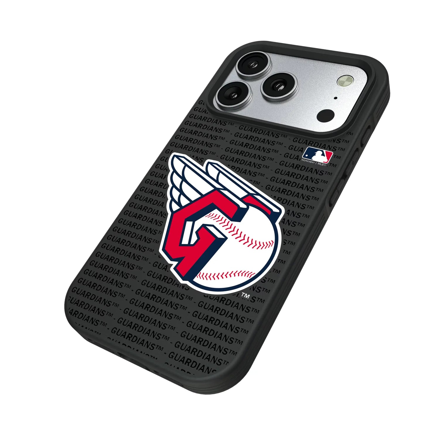 Cleveland Guardians Text Backdrop Bump Phone Case for Apple iPhone