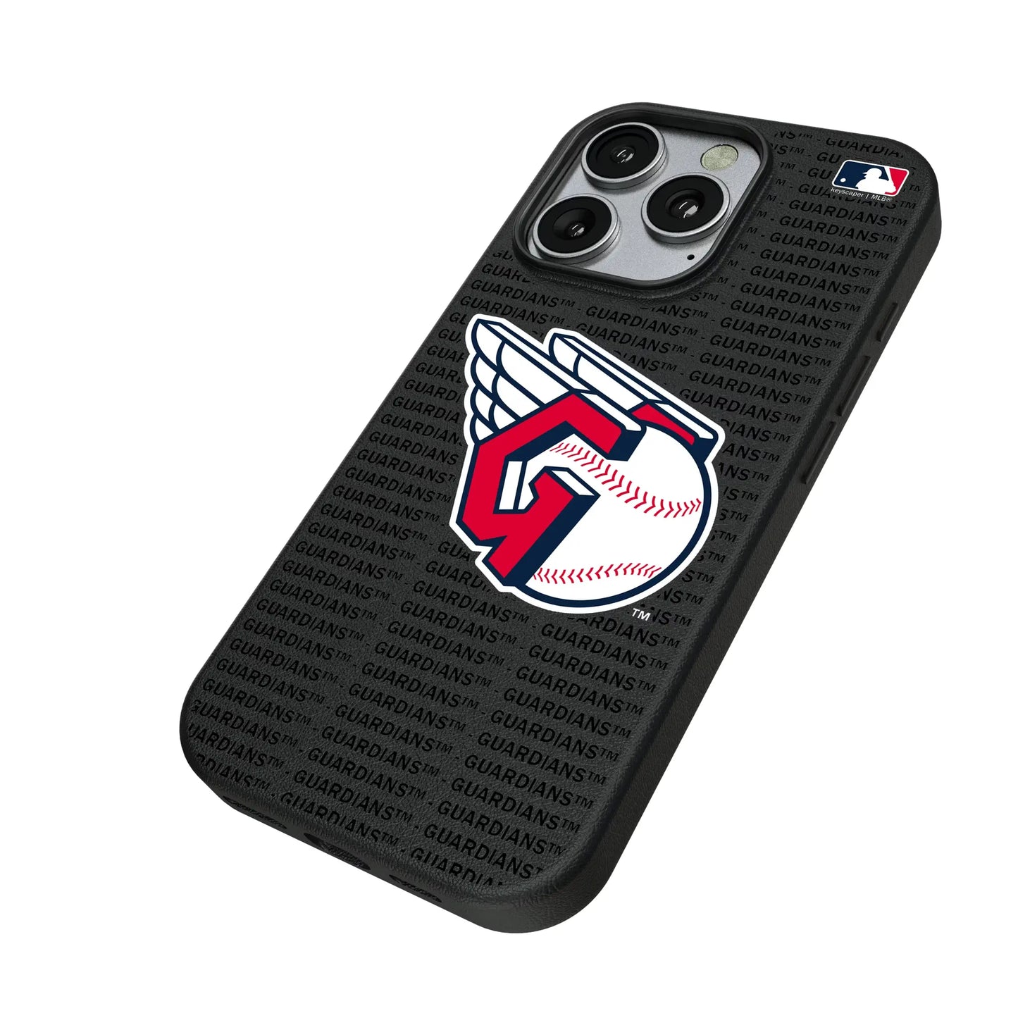 Cleveland Guardians Text Backdrop MagSafe Compatible Phone Case for Apple iPhone