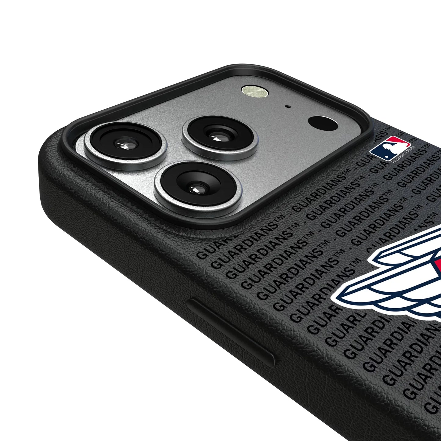 Cleveland Guardians Text Backdrop MagSafe Compatible Phone Case for Apple iPhone