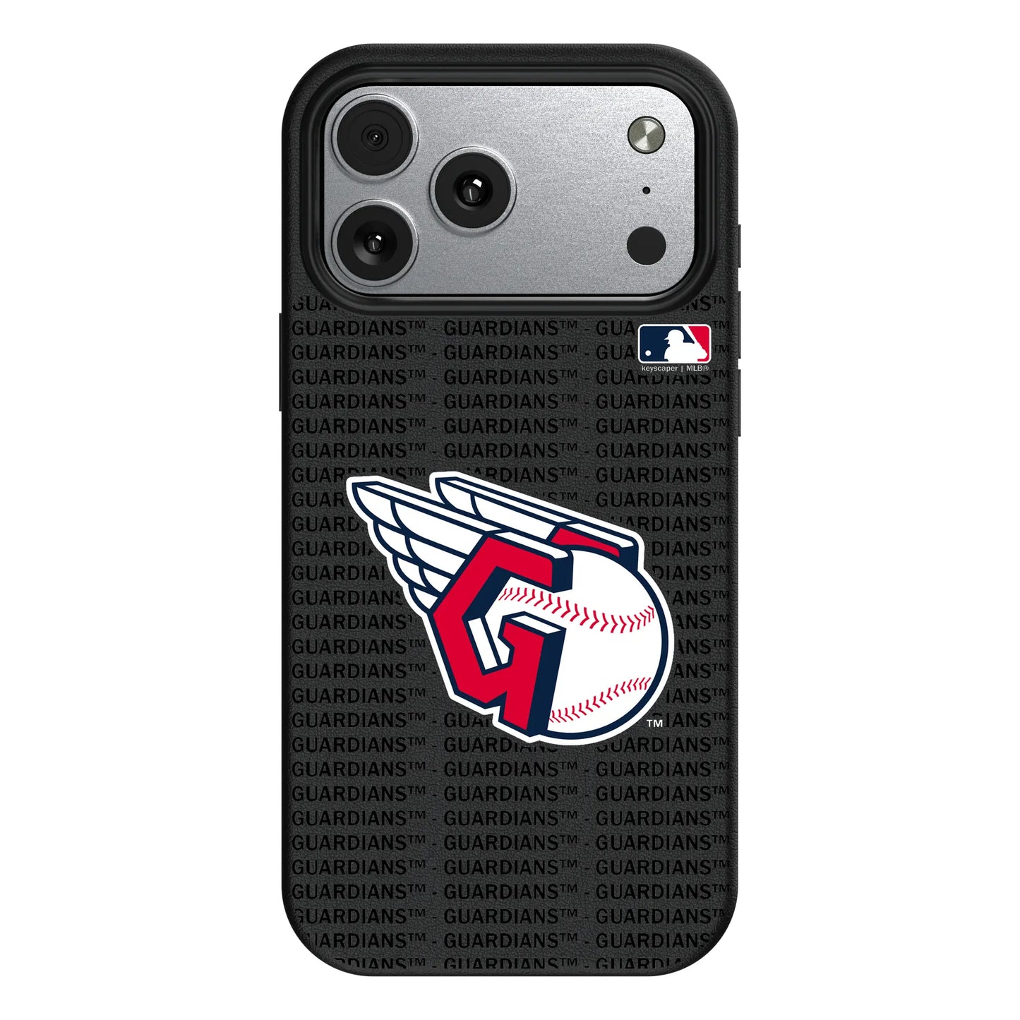 Cleveland Guardians Text Backdrop MagSafe Compatible Phone Case for Apple iPhone