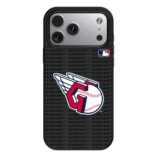 Cleveland Guardians Text Backdrop MagSafe Compatible Phone Case for Apple iPhone