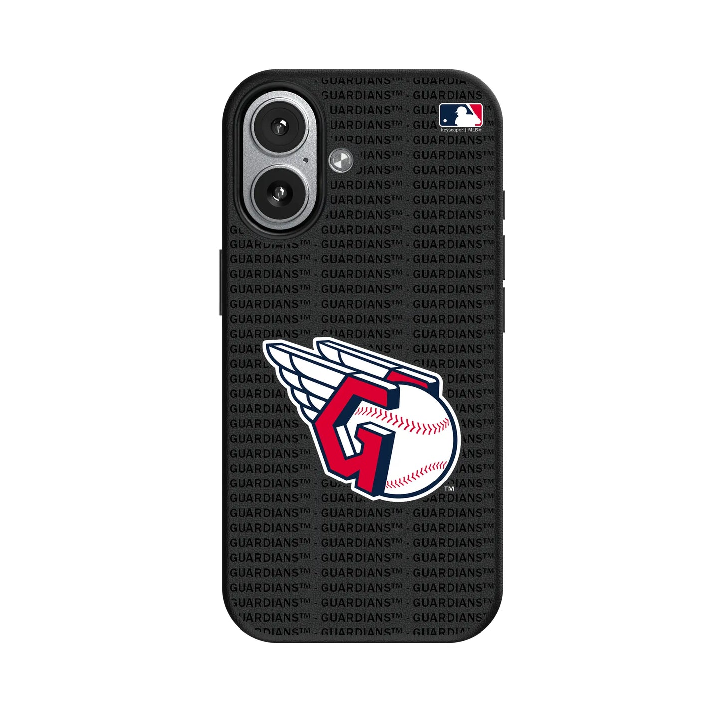 Cleveland Guardians Text Backdrop MagSafe Compatible Phone Case for Apple iPhone