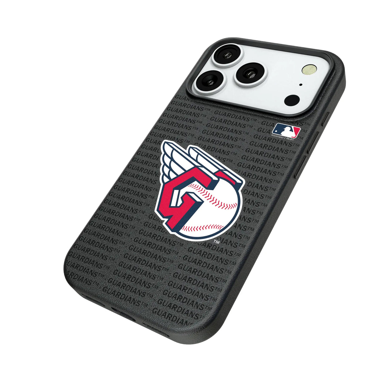 Cleveland Guardians Text Backdrop MagSafe Compatible Phone Case for Apple iPhone