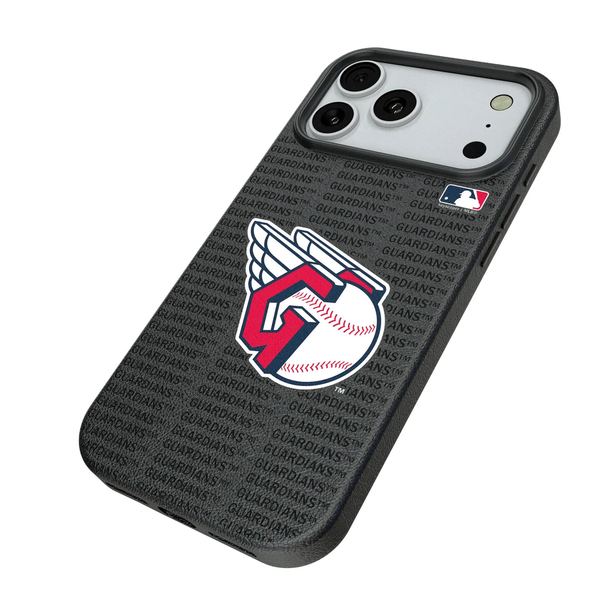 Cleveland Guardians Text Backdrop MagSafe Compatible Phone Case for Apple iPhone