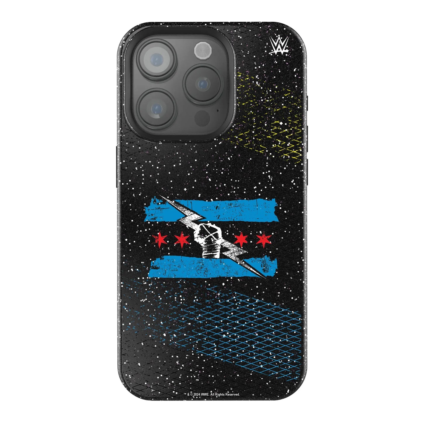 CM Punk Steel Black Bling Phone Case for Apple iPhone