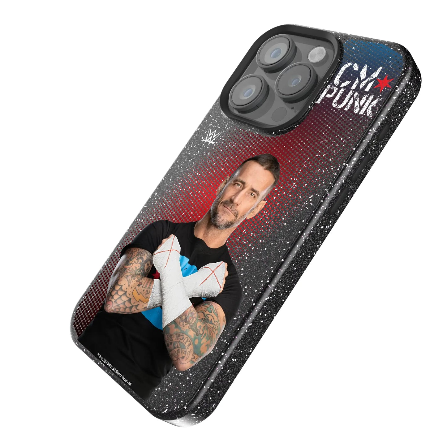 CM Punk Superstar Black Bling Phone Case for Apple iPhone