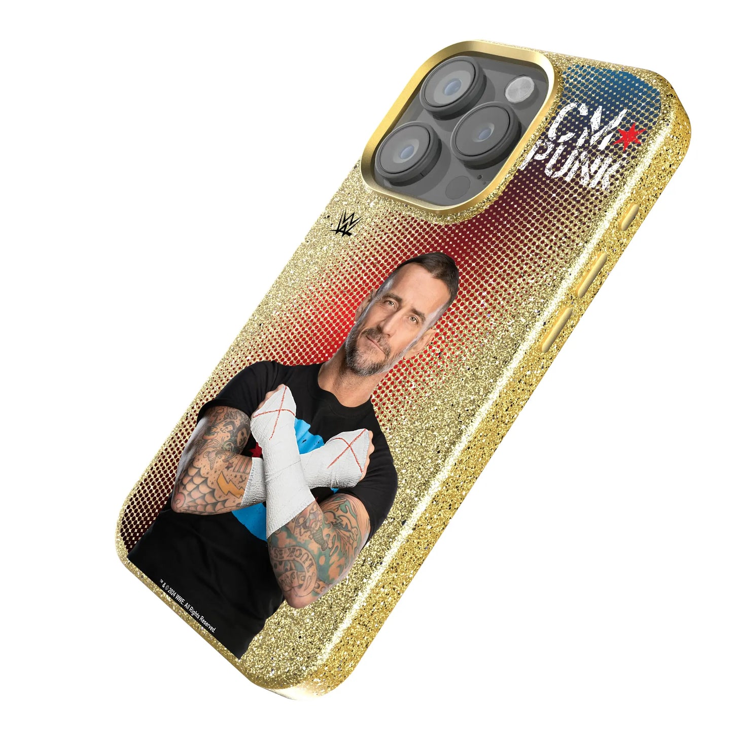 CM Punk Superstar Bling Phone Case for Apple iPhone