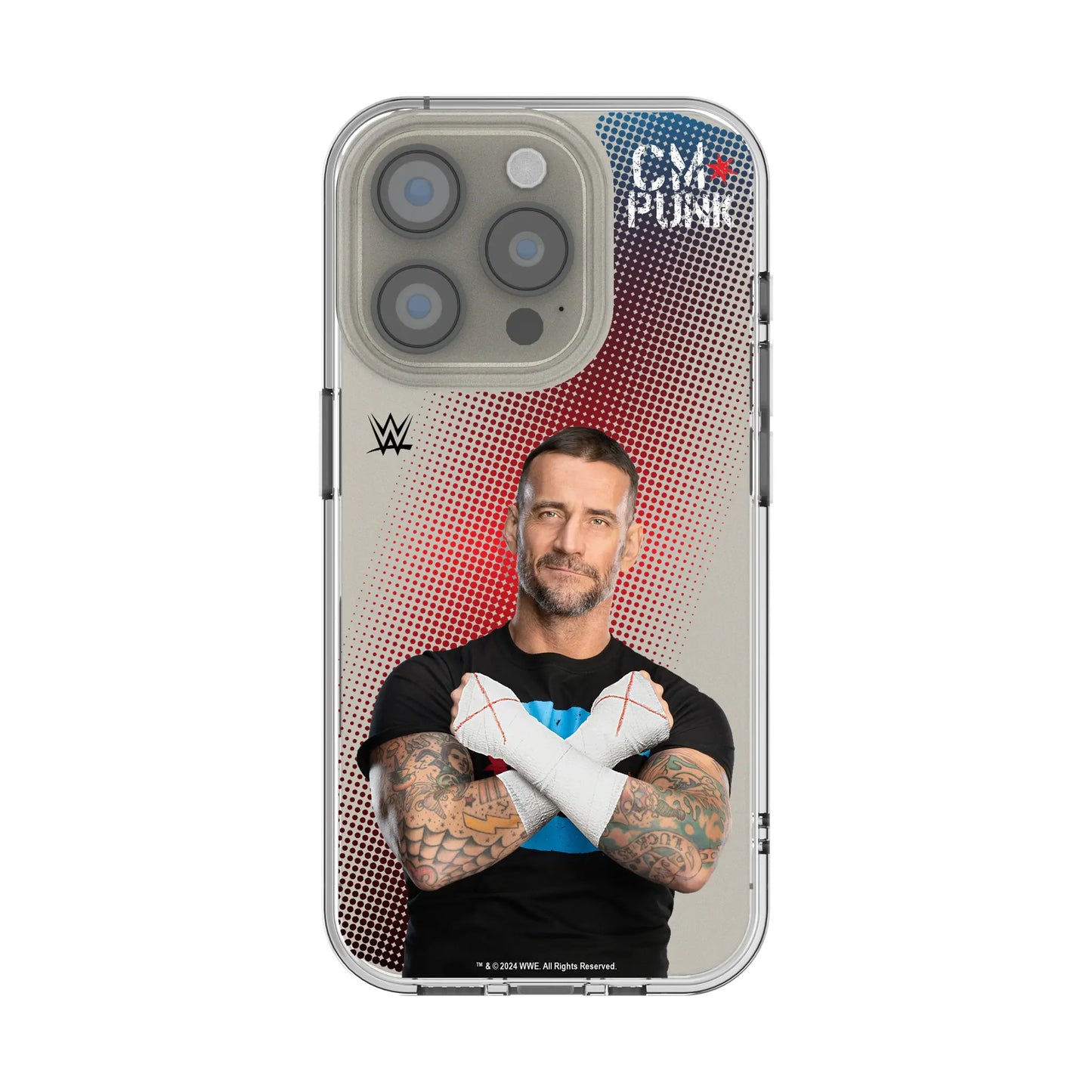CM Punk Superstar Clear Phone Case for Apple iPhone