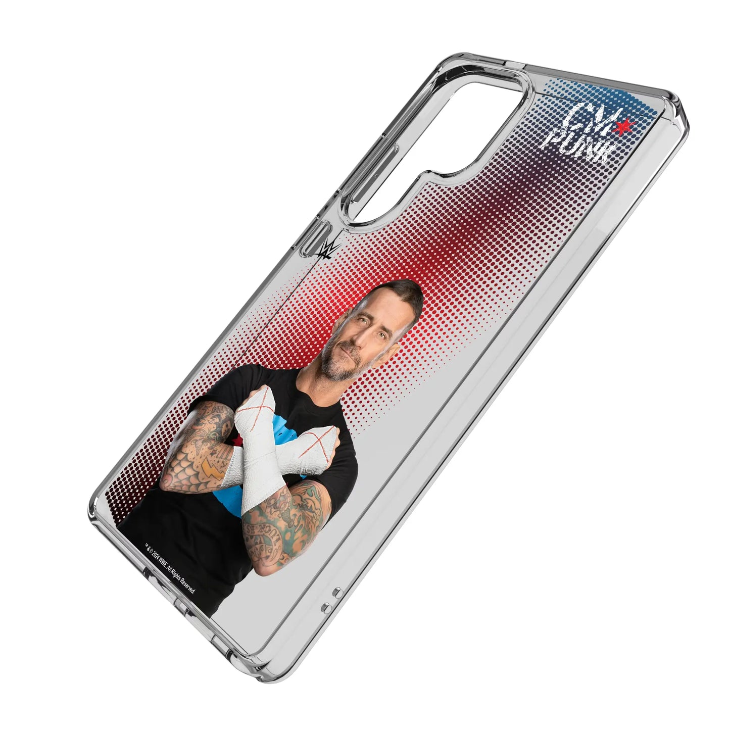 CM Punk Superstar Clear Phone Case for Samsung Galaxy