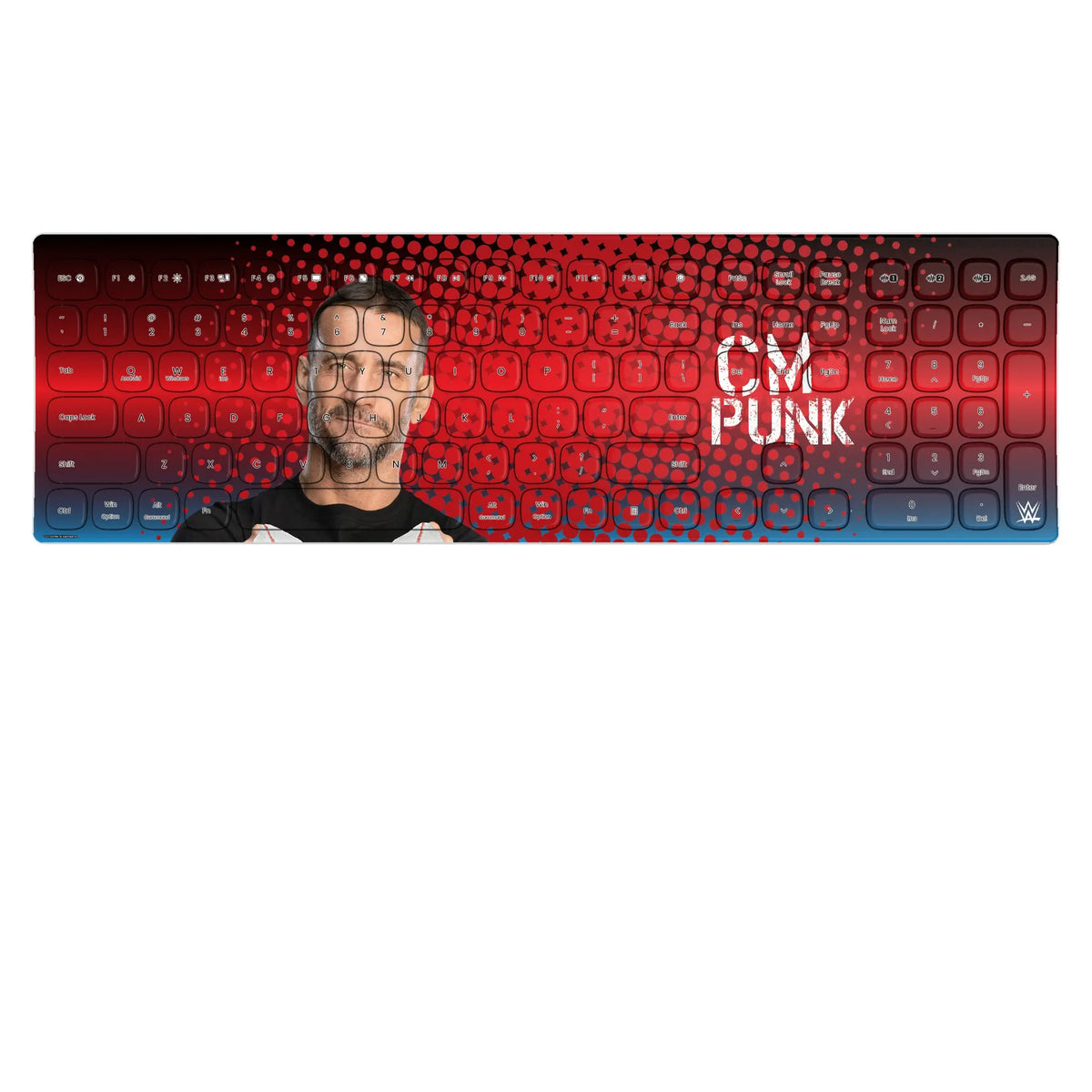 CM Punk Superstar Curved Wireless Keyboard