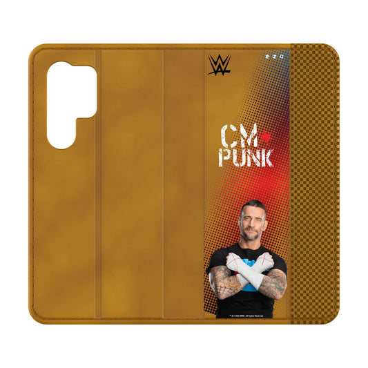 CM Punk Superstar Folio Phone Case for Samsung Galaxy