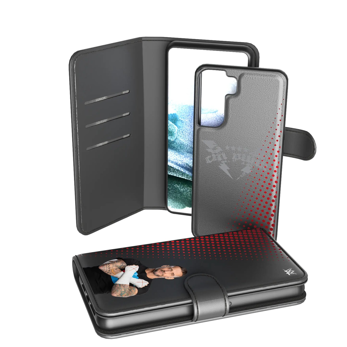 CM Punk Superstar Wallet Phone Case for Apple iPhone