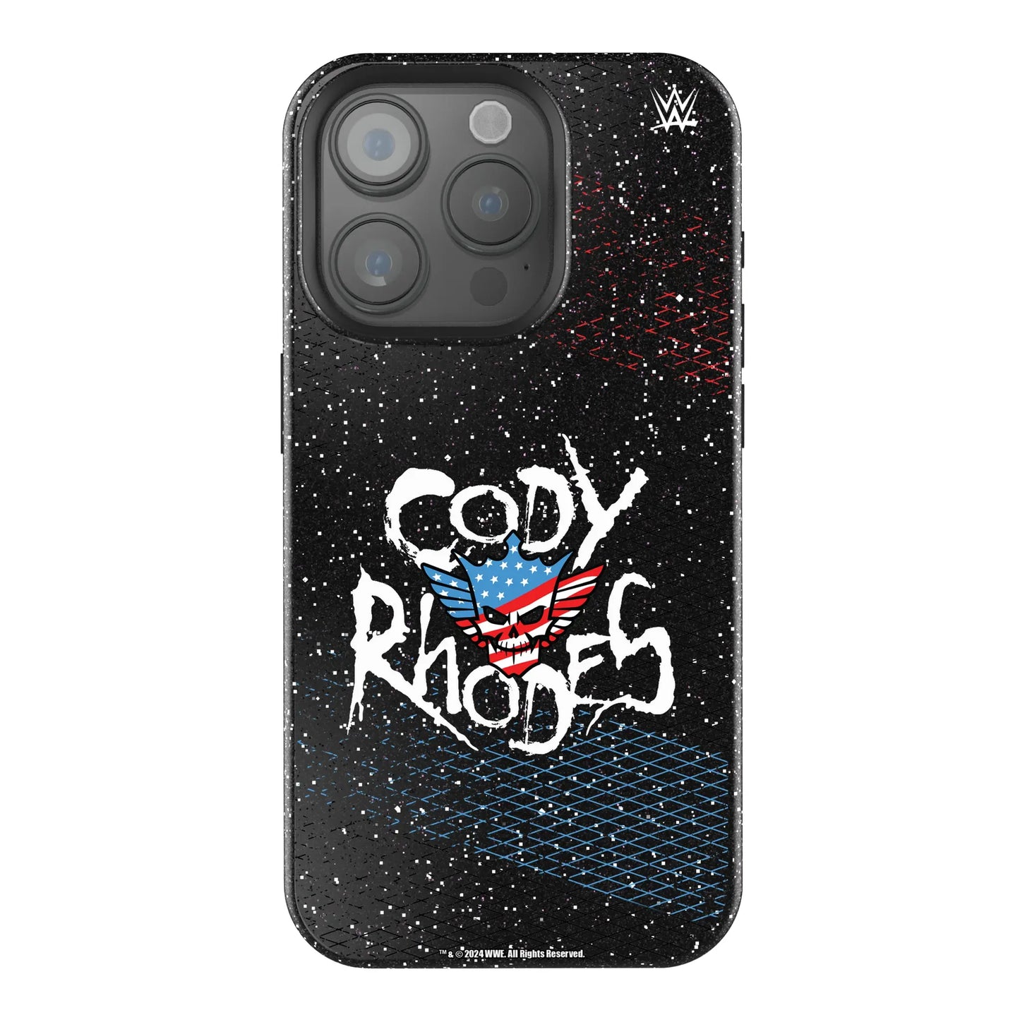 Cody Rhodes Steel Black Bling Phone Case for Apple iPhone
