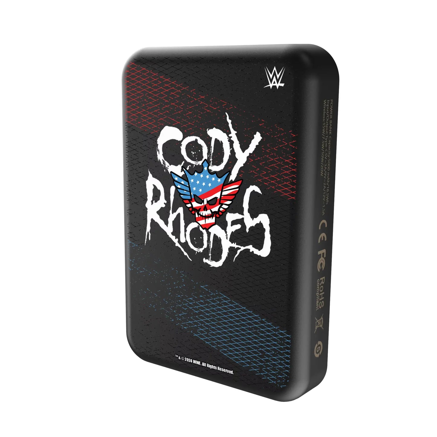Cody Rhodes Steel Wireless Mag Power Bank