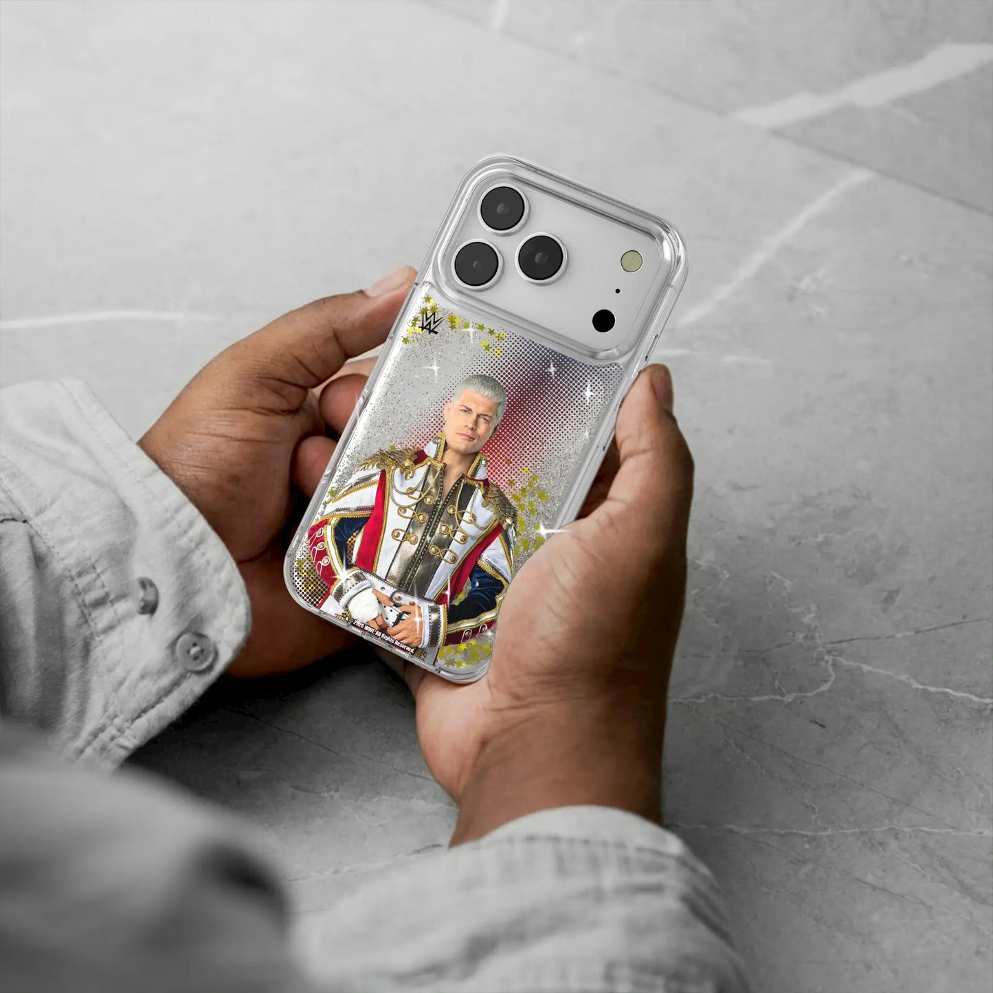 Cody Rhodes Superstar Glitter Phone Case for Apple iPhone