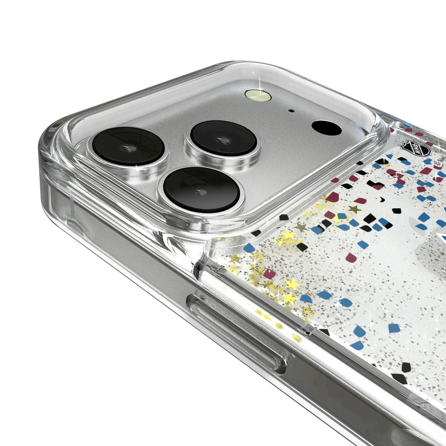 Colorado Avalanche Confetti Glitter Phone Case for Apple iPhone