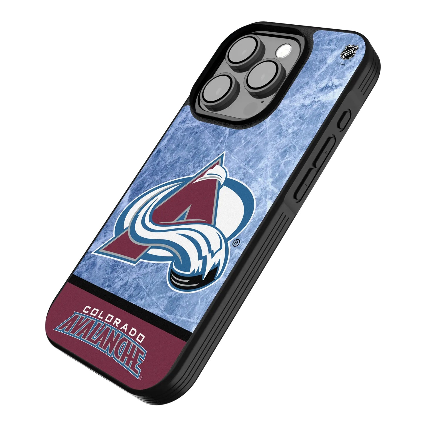 Colorado Avalanche Ice Wordmark Bump Phone Case for Apple iPhone