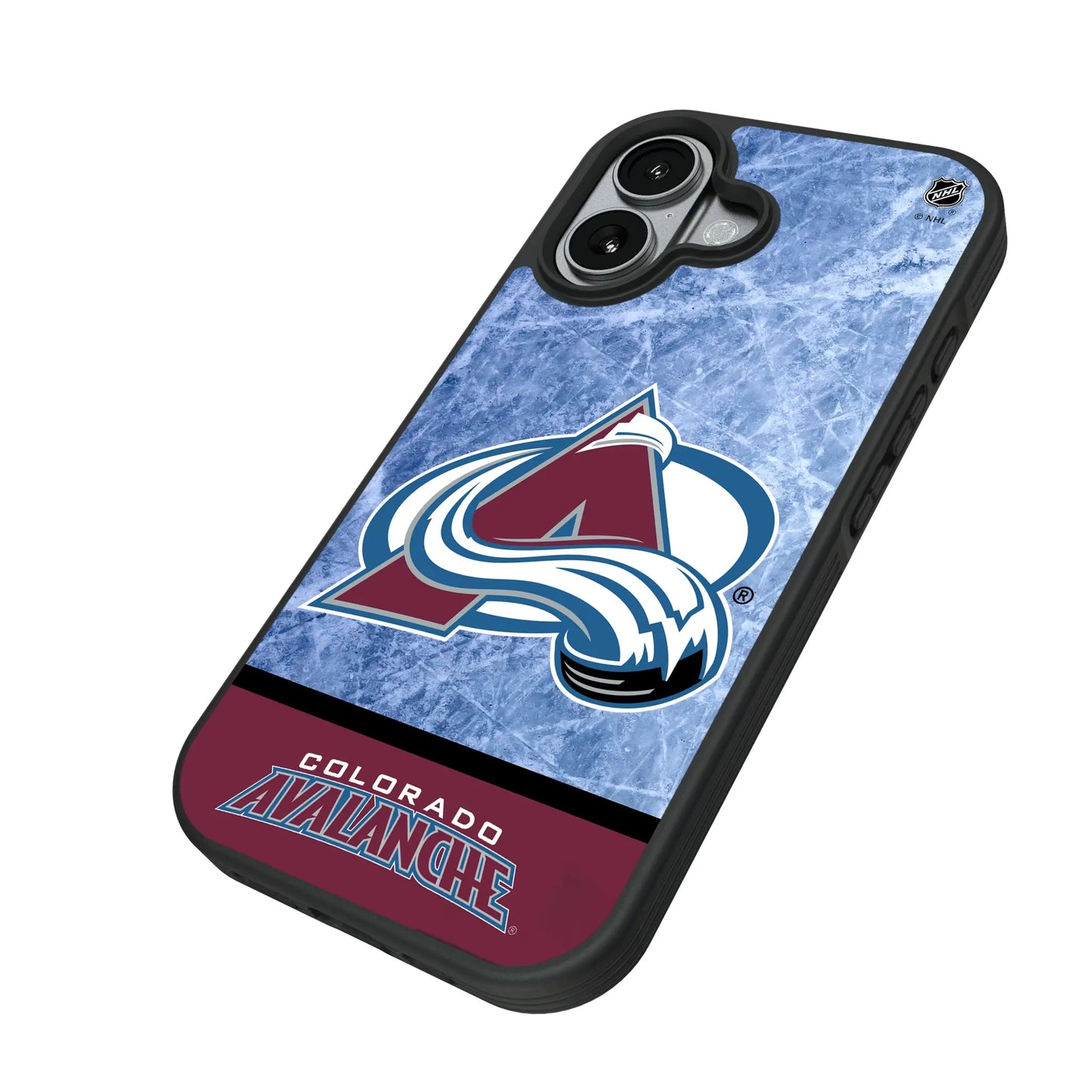 Colorado Avalanche Ice Wordmark Bump Phone Case for Apple iPhone