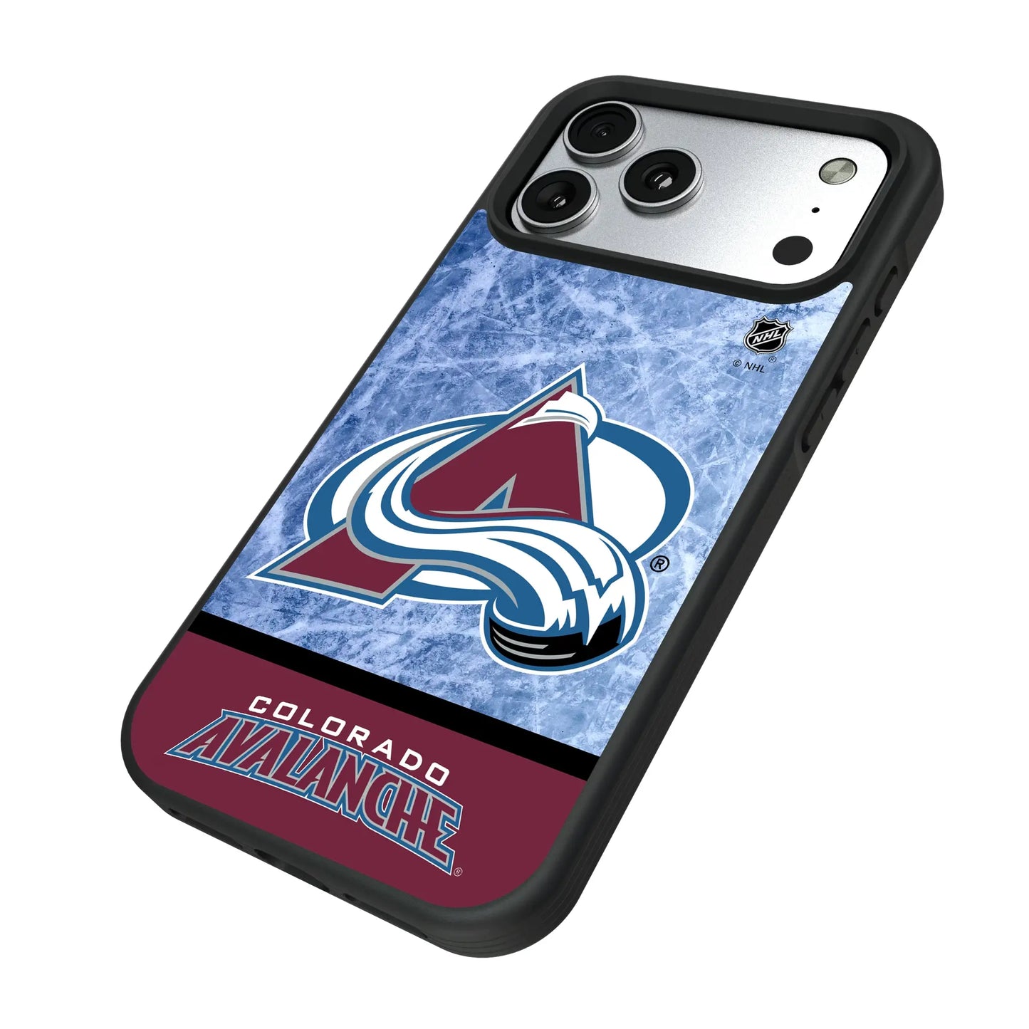 Colorado Avalanche Ice Wordmark Bump Phone Case for Apple iPhone