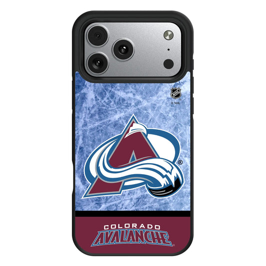 Colorado Avalanche Ice Wordmark Bump Phone Case for Apple iPhone