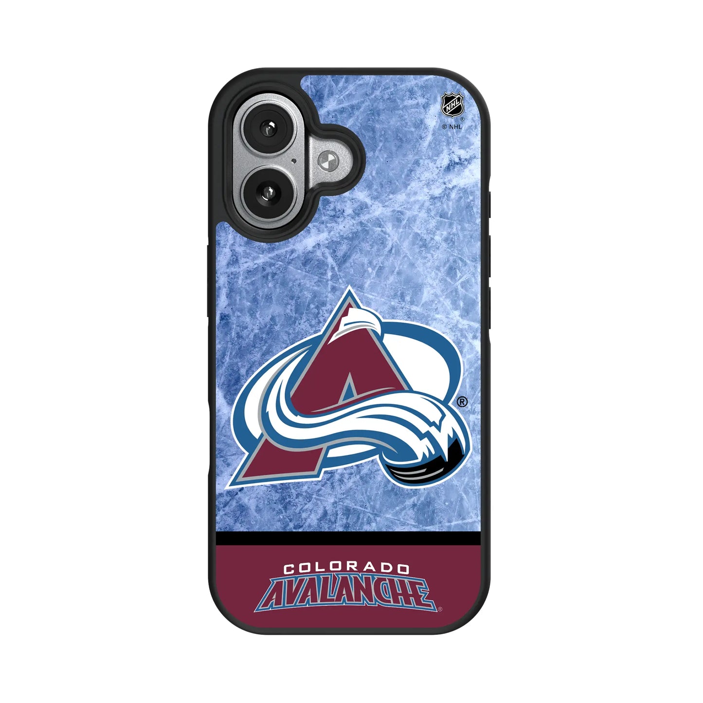 Colorado Avalanche Ice Wordmark Bump Phone Case for Apple iPhone