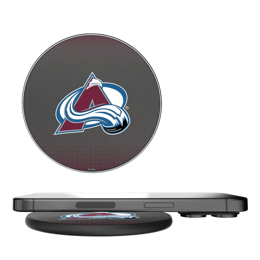Colorado Avalanche Linen 15-Watt Wireless Charger