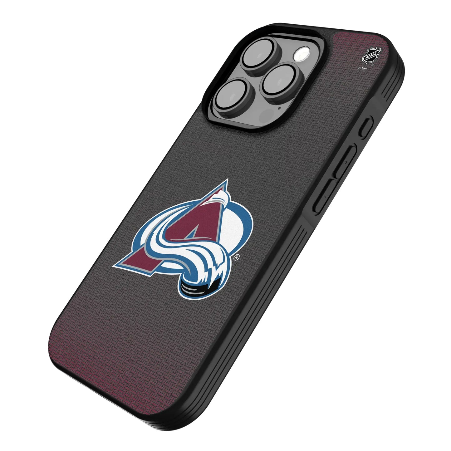 Colorado Avalanche Linen Bump Phone Case for Apple iPhone
