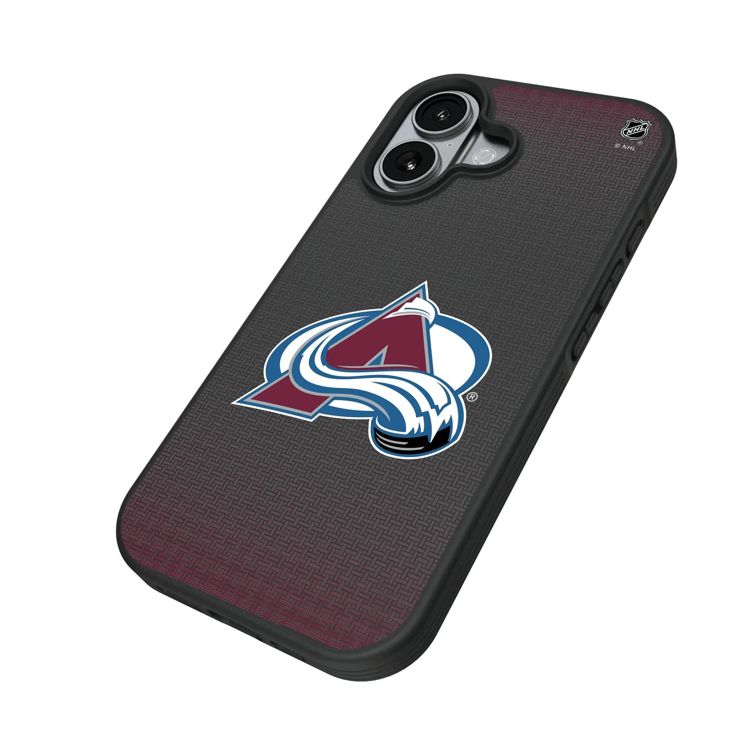 Colorado Avalanche Linen Bump Phone Case for Apple iPhone