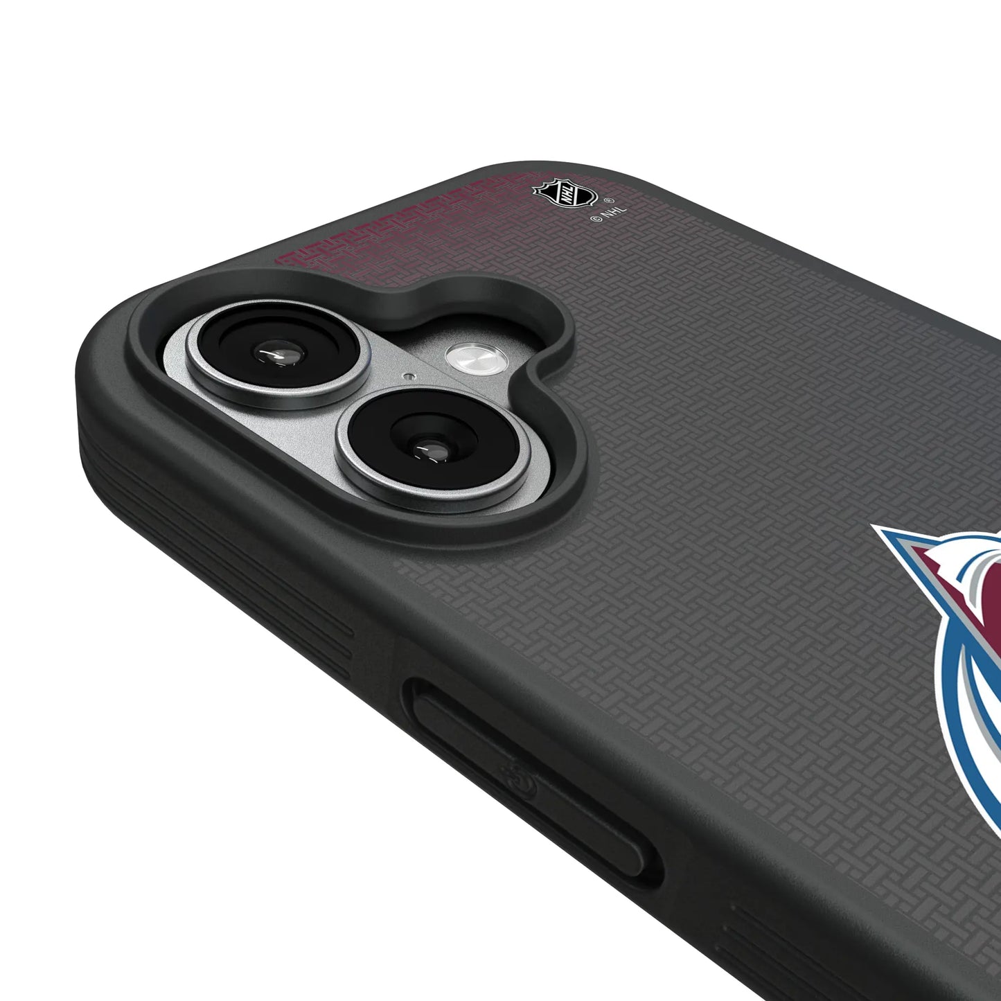 Colorado Avalanche Linen Bump Phone Case for Apple iPhone