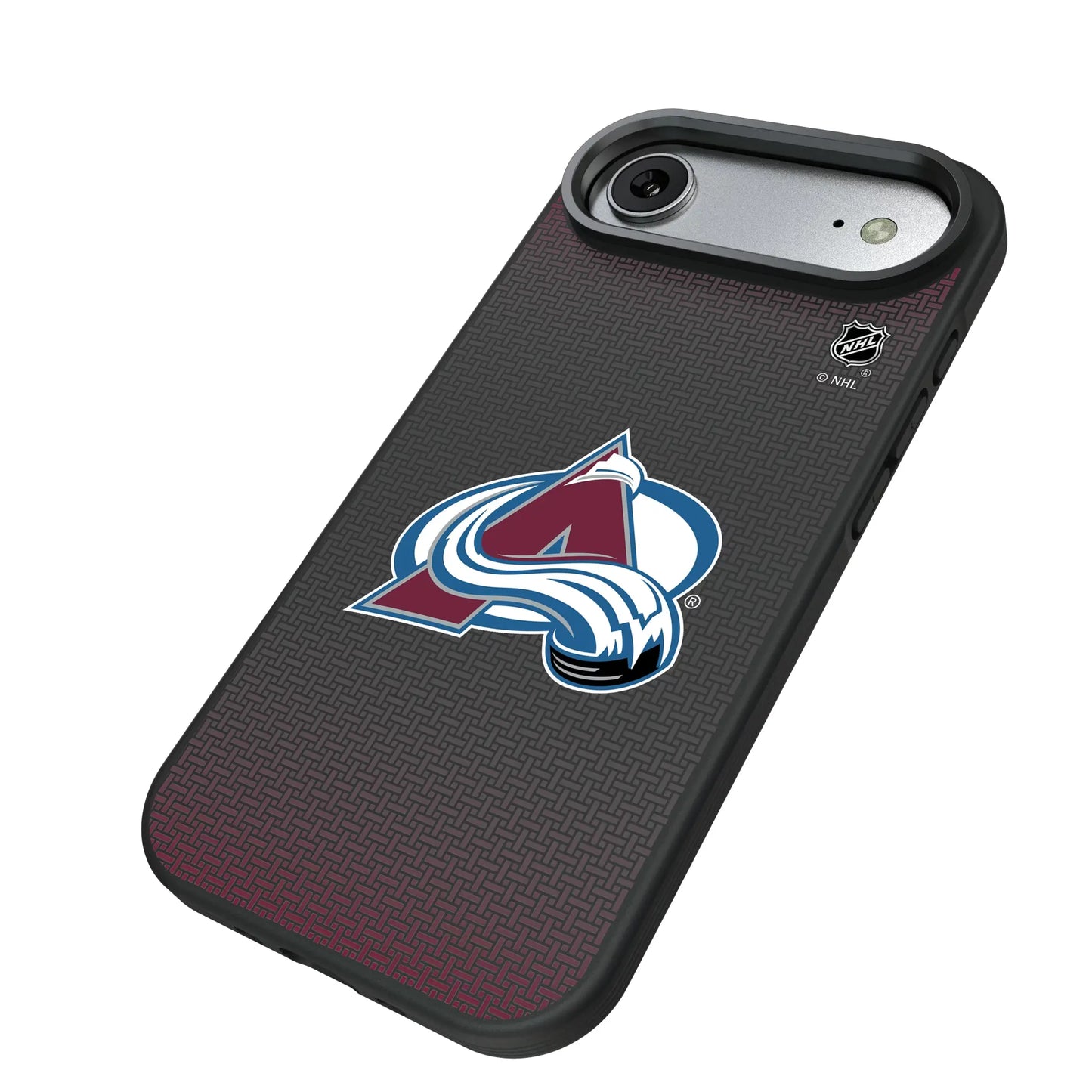 Colorado Avalanche Linen Bump Phone Case for Apple iPhone
