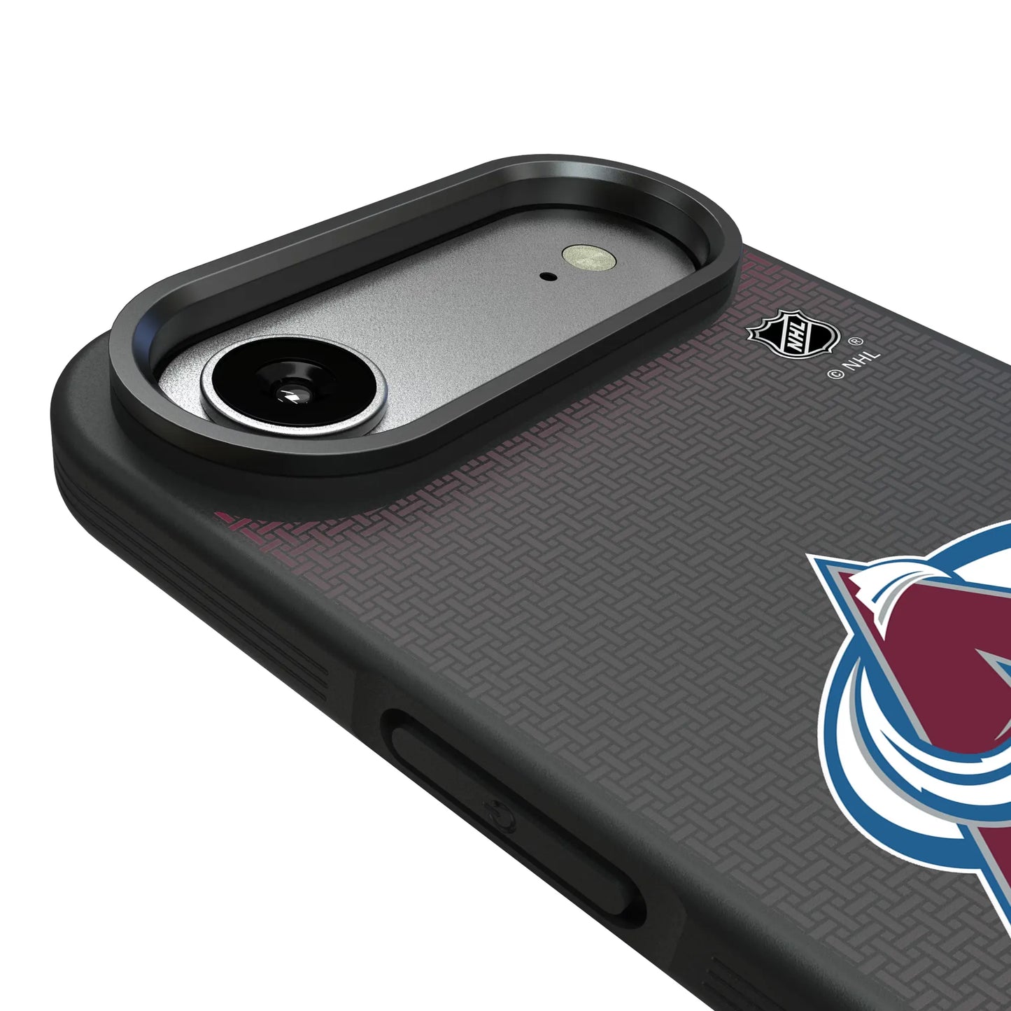 Colorado Avalanche Linen Bump Phone Case for Apple iPhone