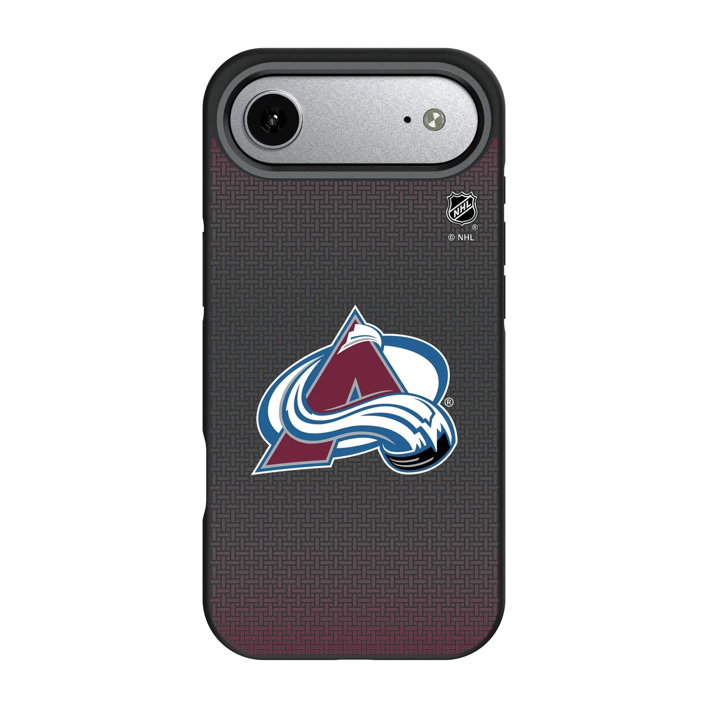 Colorado Avalanche Linen Bump Phone Case for Apple iPhone