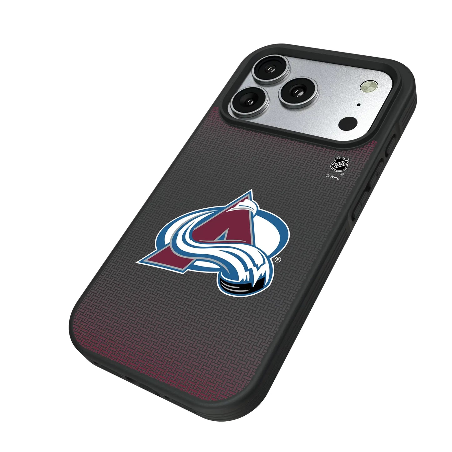 Colorado Avalanche Linen Bump Phone Case for Apple iPhone