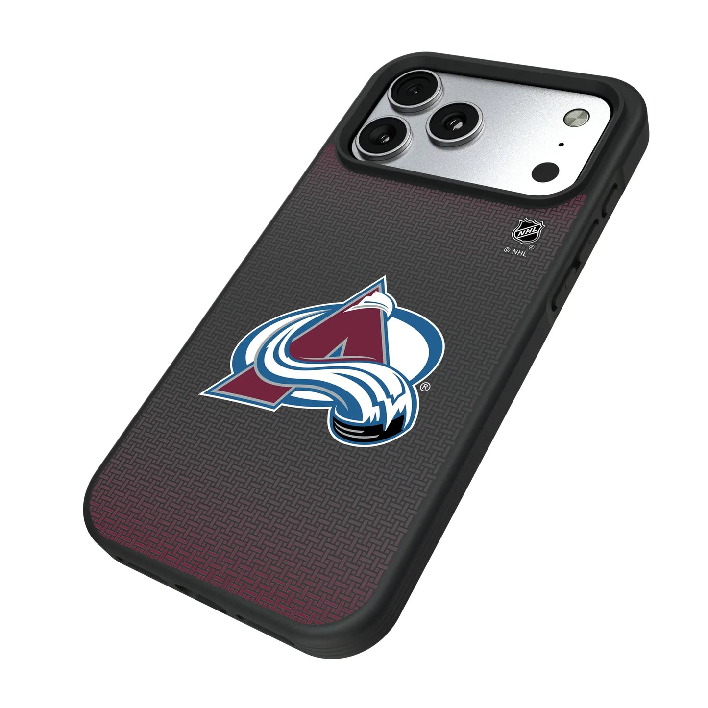Colorado Avalanche Linen Bump Phone Case for Apple iPhone