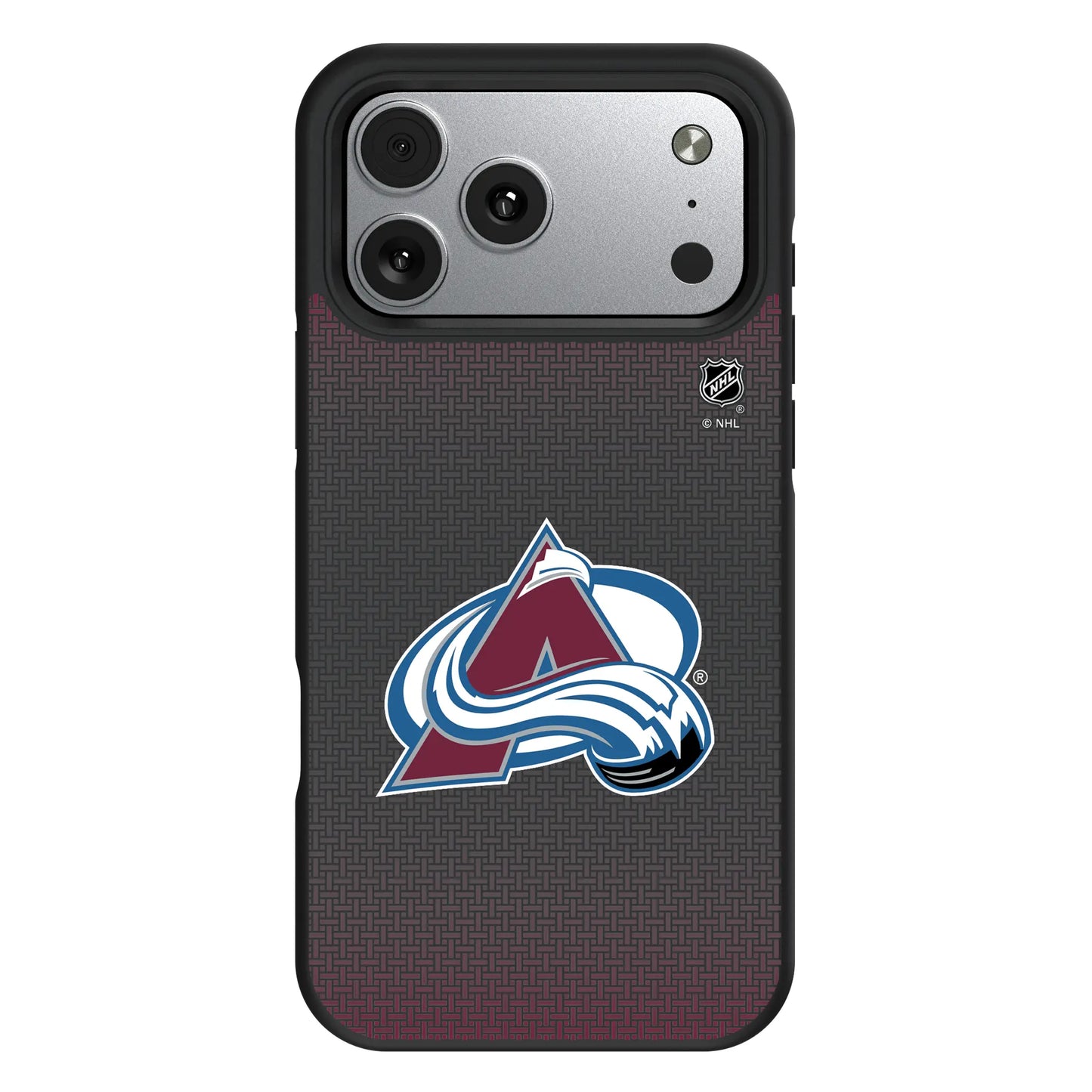Colorado Avalanche Linen Bump Phone Case for Apple iPhone