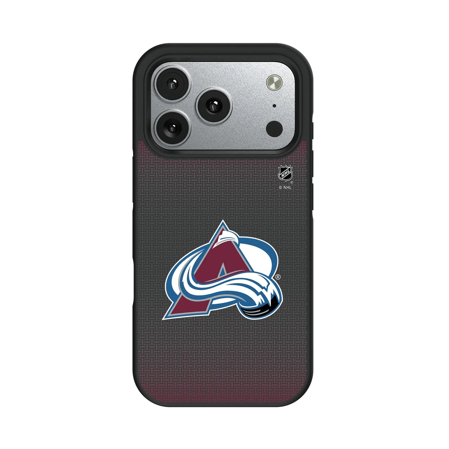 Colorado Avalanche Linen Bump Phone Case for Apple iPhone